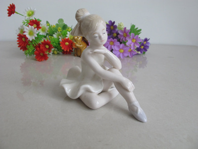 【廠家直銷 陶瓷工藝品 超萌可愛(ài)芭蕾小女孩子 0107】?jī)r(jià)格,廠家,圖片,陶瓷工藝品,德化縣冠亞陶瓷工藝廠-
