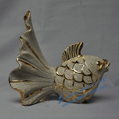 【陶瓷工藝品 送禮 廠家直銷 電鍍擺件 錦鯉】價格,廠家,圖片,陶瓷工藝品,汕頭市潮陽區(qū)金灶玉素陶瓷經(jīng)營部-